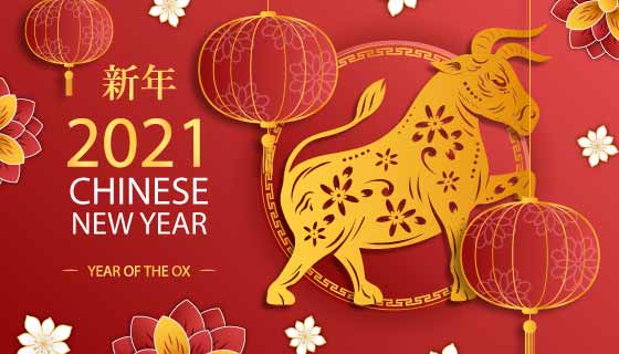 恭祝2021年新春快乐！牛年大吉